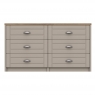 Shadow 3 Drawer Double Chest