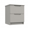Fairway Furniture Skylar 2 Drawer Bedside Chest