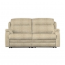 Boston Large 2 Seater Double Power Recliner Sofa with USB Button Switch-Single Motor