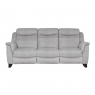 Manhattan 3 Seater Double Power Recliner Sofa with 2 Button Switch-Single Motor