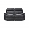 Feels Like Home Dante 2 Seater Double Power Recliner Sofa with USB