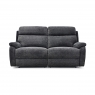 Feels Like Home Dante 2.5 Seater Double Power Recliner Sofa with Adjustable Headrests and USB