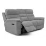 Feels Like Home Edison 3 Seater Double Power Recliner Sofa with Adjustable Headrests and USB