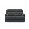 Feels Like Home Joshua 2 Seater Double Power Recliner Sofa with Power Headrests and USB