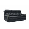 Feels Like Home Joshua 3 Seater Double Power Recliner Sofa with Power Headrests and USB