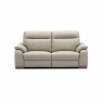 Feels Like Home Lulu 2 Seater Double Power Recliner Sofa with Adjustable Headrests and USB