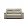 Lulu 2 Seater Double Power Recliner Sofa with Adjustable Headrests and USB