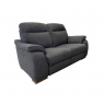 Feels Like Home Lulu 2.5 Seater Double Power Recliner Sofa with Adjustable Headrests and USB
