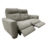 Stefan 2 Seater Double Power Recliner Sofa with Adjustable Headrests and USB