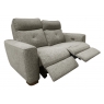 Feels Like Home Stefan 2 Seater Double Power Recliner Sofa with Adjustable Headrests and USB