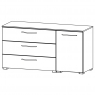 Aldono 6D41 1 Door Right Hinge - 3 Drawer Wide Chest