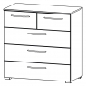 Aldono 6D45 5 Drawer Tall Wide Chest