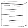 Fairway Furniture Aldono 6D45 5 Drawer Tall Wide Chest