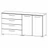 Aldono 6D86 2 Door - 4 Drawer Chest