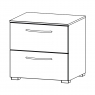 Fairway Furniture Aldono 6H34 2 Drawer Wide Bedside Table