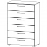 Aldono 7D14 6 Drawer Tall Wide Chest