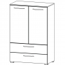 Aldono 7D15 2 Door - 2 Drawer Tall Wide Chest