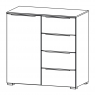 Fairway Furniture Aldono Deluxe 6D72 1 Door Left Hinge - 4 Drawer Chest