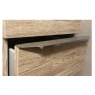Aldono Deluxe 6GF4 1 Door Left Hinge - 6 Drawer Chest