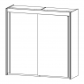 Fairway Furniture Imperial 4105 Gliding 2 Door Robe (Width 201cm)