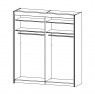 Fairway Furniture Imperial 4105 Gliding 2 Door Robe (Width 201cm)