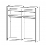 Fairway Furniture Imperial 5105 Gliding 2 Door-1 Mirror Robe (Width 201cm)