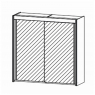 Fairway Furniture Imperial 5106 Gliding 2 Mirror Door Robe (Width 201cm)