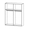 Fairway Furniture Kent 41C4 Hinged 4 Door Robe (Width 181cm)