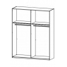 Fairway Furniture Kent 51D3 Hinged 4 Door-2 Mirror Robe (Width 181cm)