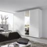 Miramar 5DSD Gliding 2 Door Robe-Colour Glass (Width 226cm)