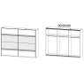 Fairway Furniture Penzberg 54J4 Gliding 2 Door Mirror Robe (Width 271cm)