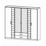 Fairway Furniture Terano 0T5T Hinged 6 Door 2 Drawer Combi Robe (Width 226cm)