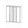 Fairway Furniture Texas 03Q8 Hinged 4 Door (2 Mirrors) Robe