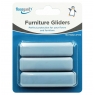 Floorgard Glides - 15x 75mm Rectangular - Pack of 4