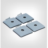 Fairway Furniture Floorgard Glides - 30 x 30mm Square - Pack of 4
