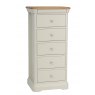 Cromwell Premier 802PR Tall Narrow Chest - 5 Drawers