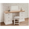 Coelo 850 Double Pedestal Dressing Table - 6 Drawers