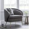 Brody Accent Chair - Space Grey Fabric