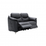 Jackson 2 Seater Sofa - Double Manual Recliner Actions