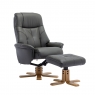 Fairway Furniture Beaufort Swivel Recliner Chair and Stool Set