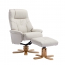 Beaufort Swivel Recliner Chair and Stool Set