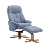 Beaufort Swivel Recliner Chair and Stool Set