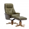 Beaufort Swivel Recliner Chair and Stool Set