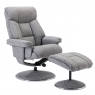Leon Swivel Recliner Chair and Stool Set