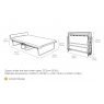 Fairway Furniture Supreme Small Double Folding Bed