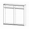 Fairway Furniture Malibu 51M4 Gliding 2 Door Robe