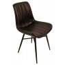 Fairway Furniture Croft Pair of Dining Chairs - Faux Hide