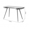 Fairway Furniture Jupiter Curved Office Desk