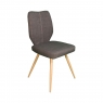 Enka Pair of Dining Chairs - Fabric