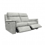 Ellis Large Sofa with Double Power Recliners, Headrest, Lumbar and USB